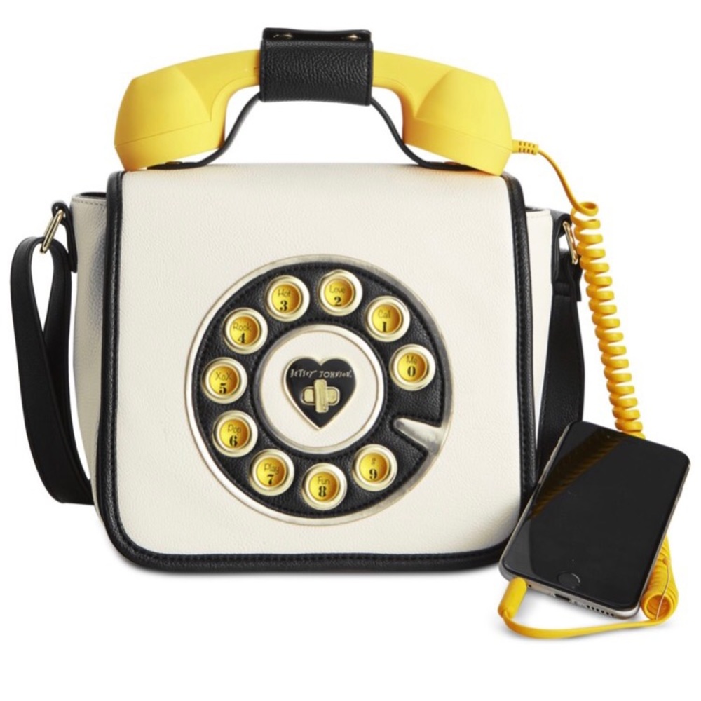 Retro Telephone Betsey Johnson Crossbody Bag